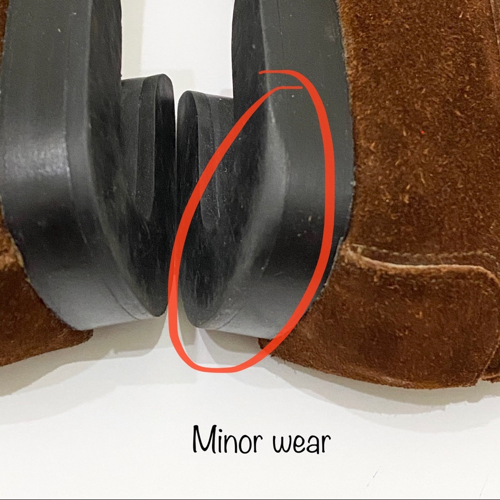 KROLL Italy Brown Suede Leather Men’s Loafers 44 - Picture 13 of 16